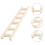 2 Pcs Wooden Parrot Ladder Swing Training Rack 11