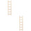 2 Pcs Wooden Parrot Ladder Swing Training Rack 6