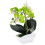Künstliche Echte Orchidee Phalaenopsis Grün 1 Satz 10