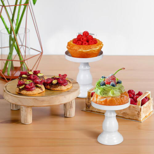 4Stk Kuchenform Legierung Weiß 2