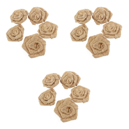 15 Hessian Sackleinen Hellbraun Für 2