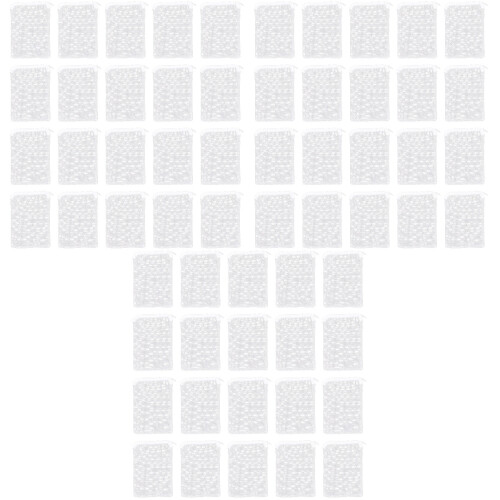 3 Sets 20 Filterbeutel Netzbeutel Aquarium Weiß 2