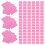 1000 Rosa Schokoladenverpackungen 3,14 Mit Papierunterlage 10
