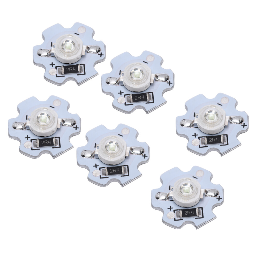 25 Pack 3W 200Lm Green Led Chips 5V Beads For Diy Lighting Fixtures 520-525Nm 7621359531033