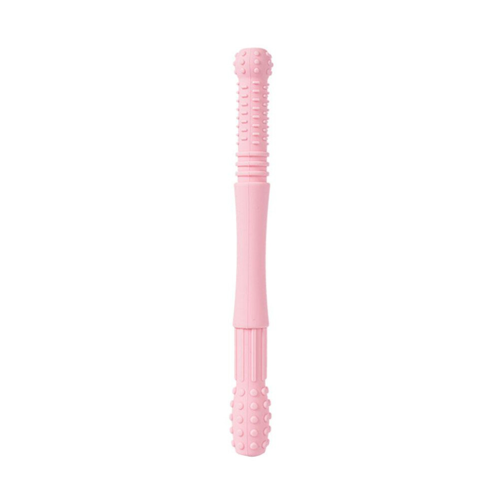 5Pcs Silicone Hollow Teething Tubes for Babies, Soft & Safe Baby Teether Toys