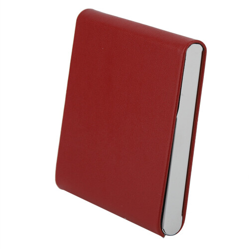 Hold 10 Cigarettes PU Leather Case - Red, Compact & Stylish 1