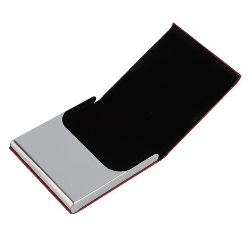 Hold 10 Cigarettes PU Leather Case - Red, Compact & Stylish 2