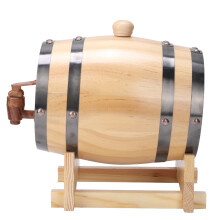 Haushaltsgebrauch 1,5L Holzfichte Fass für Wein- und Bierbrauen, kompaktes Design