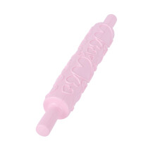 Plastic HeartShape Fondant Rolling Pin for Pastry & Biscuit Decoration 12 inch