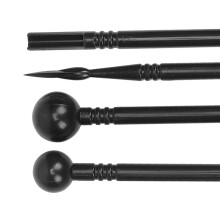 Keramikzubehör 19-teiliges Tonwerkzeug-Set mit Punktbohrer, Stift und Aufbewahrungstasche