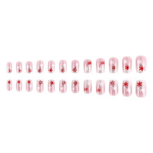 Christmas Press on Nail Stick On Nail Artificial False Nail