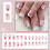 Christmas Press on Nail Stick On Nail Artificial False Nail 2