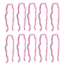 Garlands Decors Christmas Ribbon Garland Party Tinsel-Pink