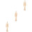 3 Stuks Gelijkman 16 Cm Decoratief Model Ornament 5