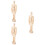 3 Stuks Gelijkman 16 Cm Decoratief Model Ornament 7