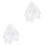 2 Bachelorette Sluier Haarspeld Bruiloft Feest 5