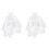 2 Bachelorette Sluier Haarspeld Bruiloft Feest 4