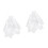 2 Bachelorette Sluier Haarspeld Bruiloft Feest 6