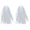 2 Tule Bruidssluier Met En Lint Vrouwen 3