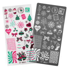 Nails Stamp Templates Christmas Series Nails Plates-MS01