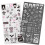 Christmas Series Nails Template Snowflake Nails Stencil-MS06 1