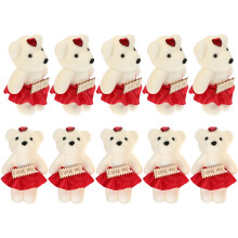 50 Schaumstoffbären Bärenstrauß Ornament