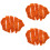 3 Sets Faux Chicken Chop Essen PVC 8