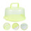2Stk Handheld Cake Holder Runder Cupcake Transportbehälter Mit Deckel 10
