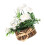 1St Simulierte Teerose Bonsai Holzstab Oval 5