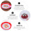 2Stk Snackteller Chinesisch Servierteller Festtags- Tablett 11