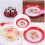 2Stk Snackteller Chinesisch Servierteller Festtags- Tablett 10