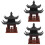 3Stk Deko Garten Chinesischer Skulptur 8
