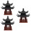 3Stk Deko Garten Chinesischer Skulptur 9