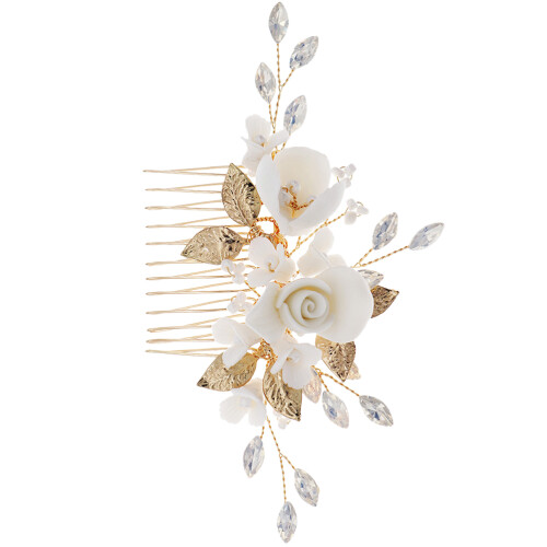 4Stück Braut Haar Diadem