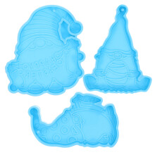 3Stk Silikon Gnome Formen Für DIY Schlüsselanhänger Und Ornamente