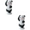 2Stk Panda Figur Mini Harz Für Garten 6