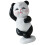 2Stk Panda Figur Mini Harz Für Garten 11