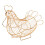 1St Eisenkunst Durchbrochen Haushaltskorb (Gold) 1