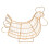 1St Eisenkunst Durchbrochen Haushaltskorb (Gold) 9