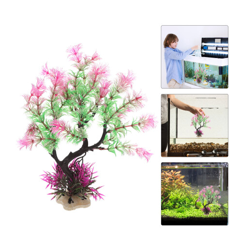 Kunstplant Roze Vis Aquarium 2