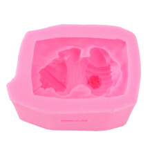 1 silikon kuchenform seifenform backform pink