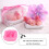 1 silikon kuchenform seifenform backform pink 10