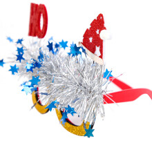 Christmas Glasses Frames Christmas Party-HO Christmas Hat Hai