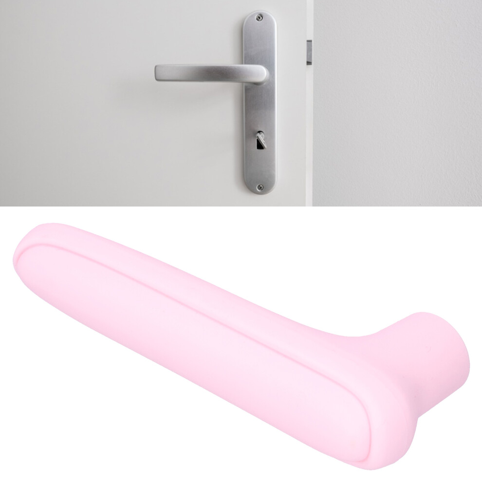 Pink Silicone Door Handle Cover Child Safety AntiCollision Doorknob Sleeve