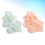 2 paires bébé , nœud vert et orange, taille M 1-2 ans 11