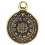 2Pcs Creative Religious Copper Pendant Necklace For Men Women 1