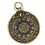 2Pcs Creative Religious Copper Pendant Necklace For Men Women 8