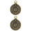 2Pcs Creative Religious Copper Pendant Necklace For Men Women 5