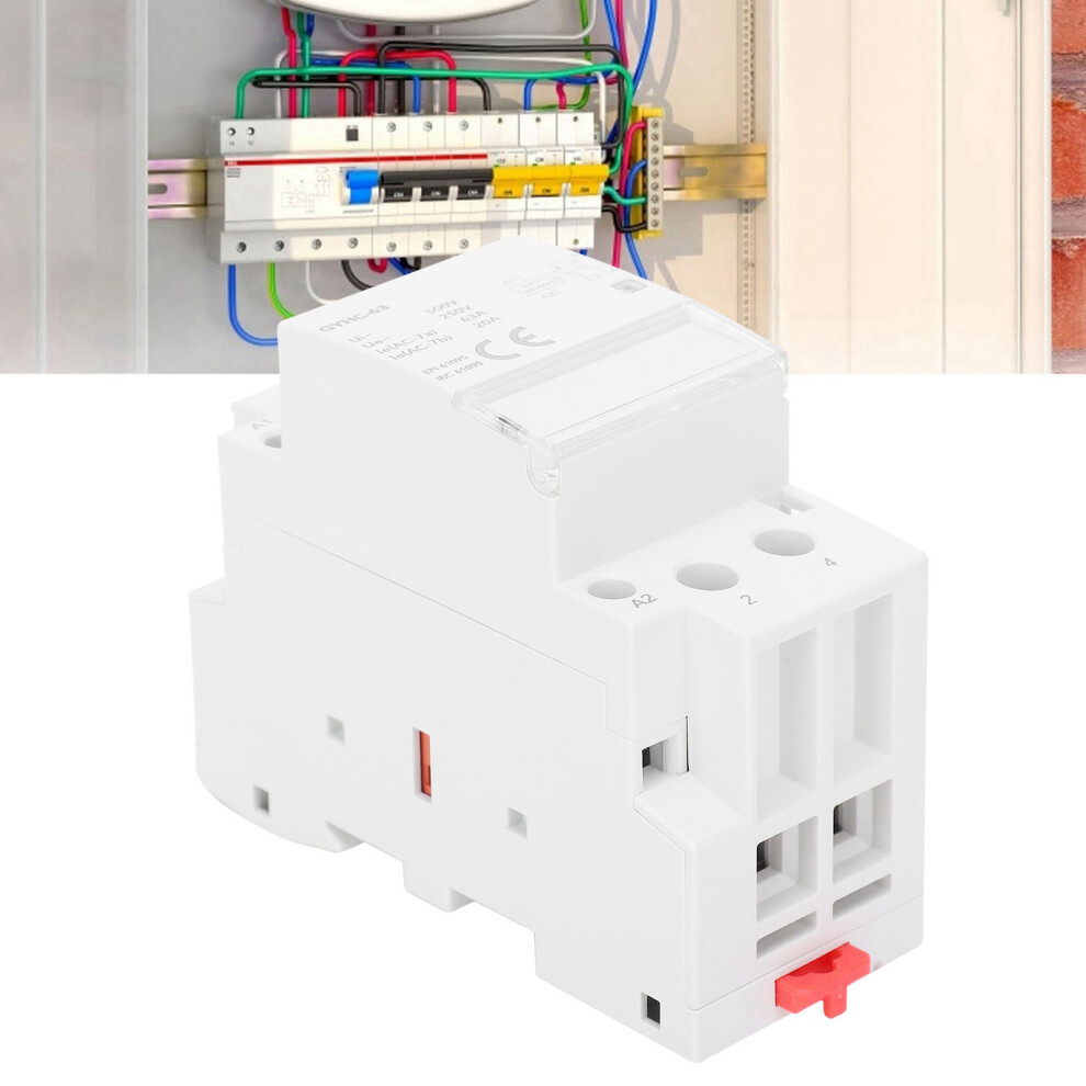 Modular Plastic Contactor 2P 63A 20A 50Hz Ip20/Ip40 Suitable 9461359545788