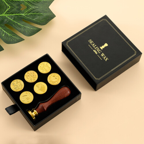 Wachssiegelstempel-Set, 2